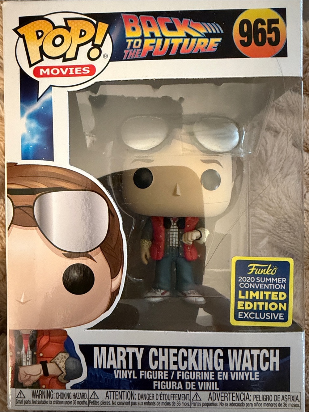 Funko Pop! Back to the Future Marty Checking Watch #965